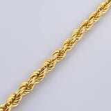 Rope Bracelet 6.1gr / 8.5in / +3 18K Gold &