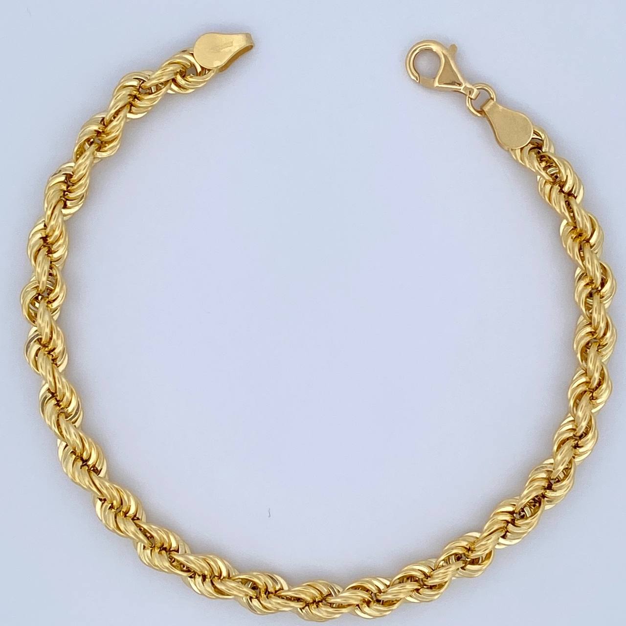 Rope Bracelet 6.1gr / 8.5in / +3 18K Gold &