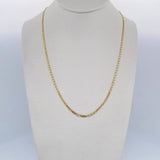 Flat Mariner Chain 3.3gr / 19.7in / 18K Gold +3$