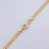 Cadena Cubana 7.4gr / 70.5cm / 3.2mm Oro Amarillo +0 18K $