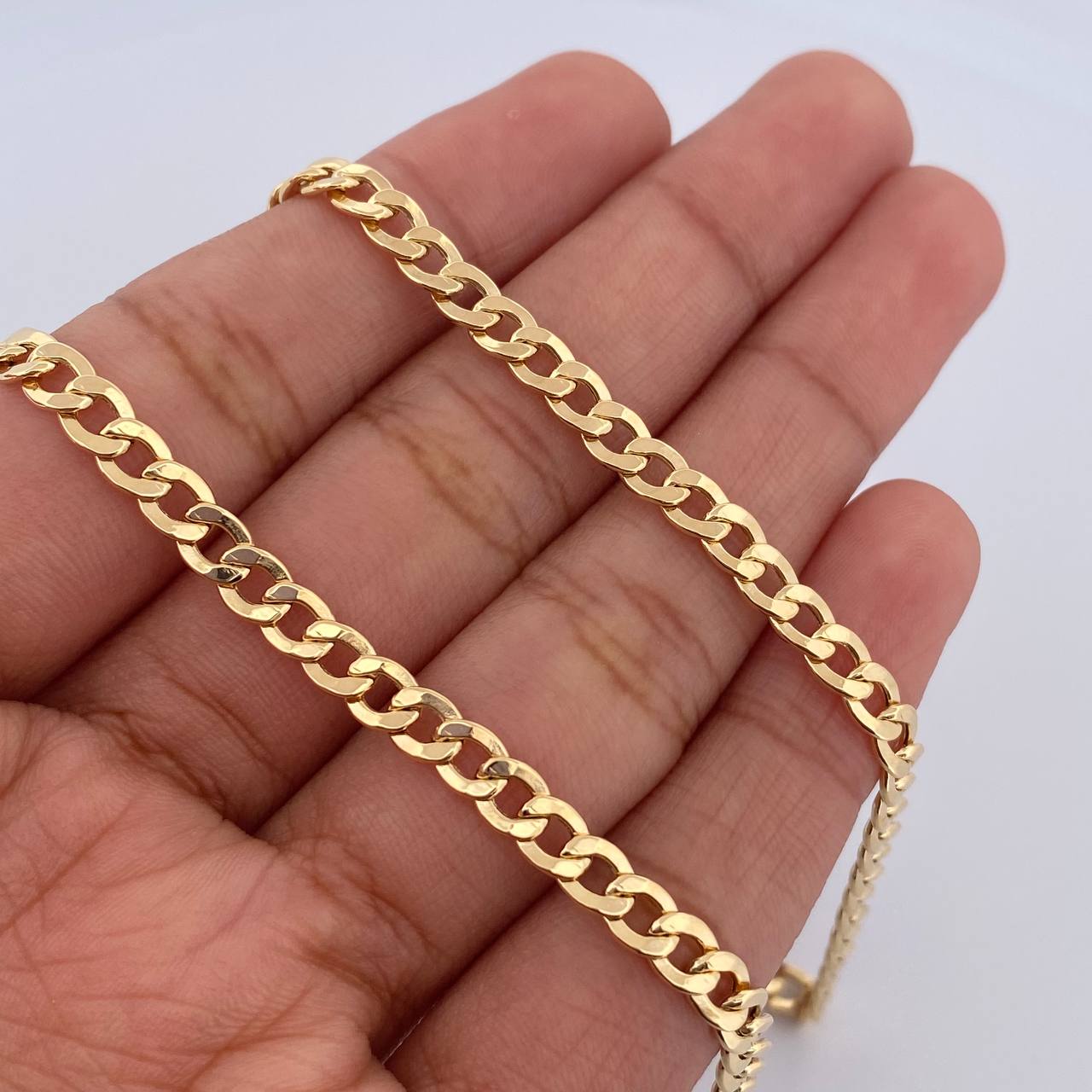 Cadena Cubana 11.85gr / 70.5cm / 3.8mm Oro Amarillo +0 18K $