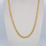 Cadena Cubana 11.85gr / 70.5cm / 3.8mm Oro Amarillo +0 18K $