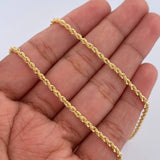 Rope Chain 3.45gr / 23.6in / 18K Gold +3$
