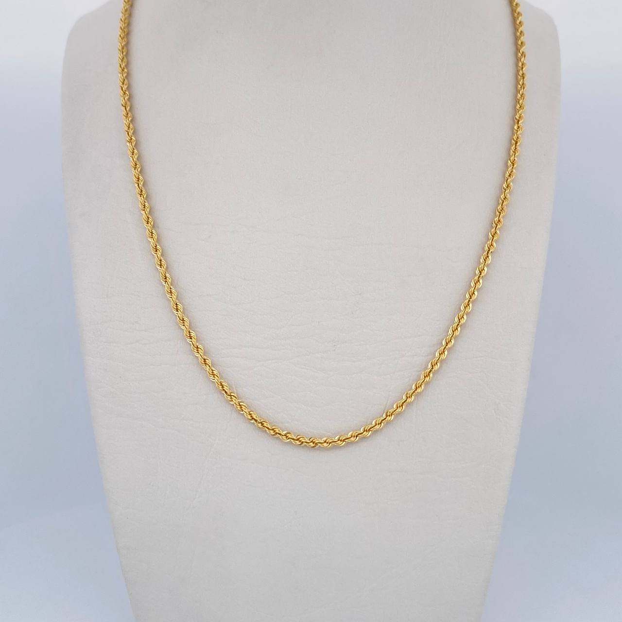 Rope Chain 3.45gr / 23.6in / 18K Gold +3$