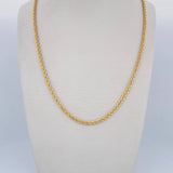 Rope Chain 3.45gr / 23.6in / 18K Gold +3$