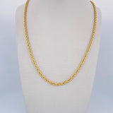 Cadena Lazo 5.35gr / 60cm / 2.5mm Oro Amarillo +3 18K $