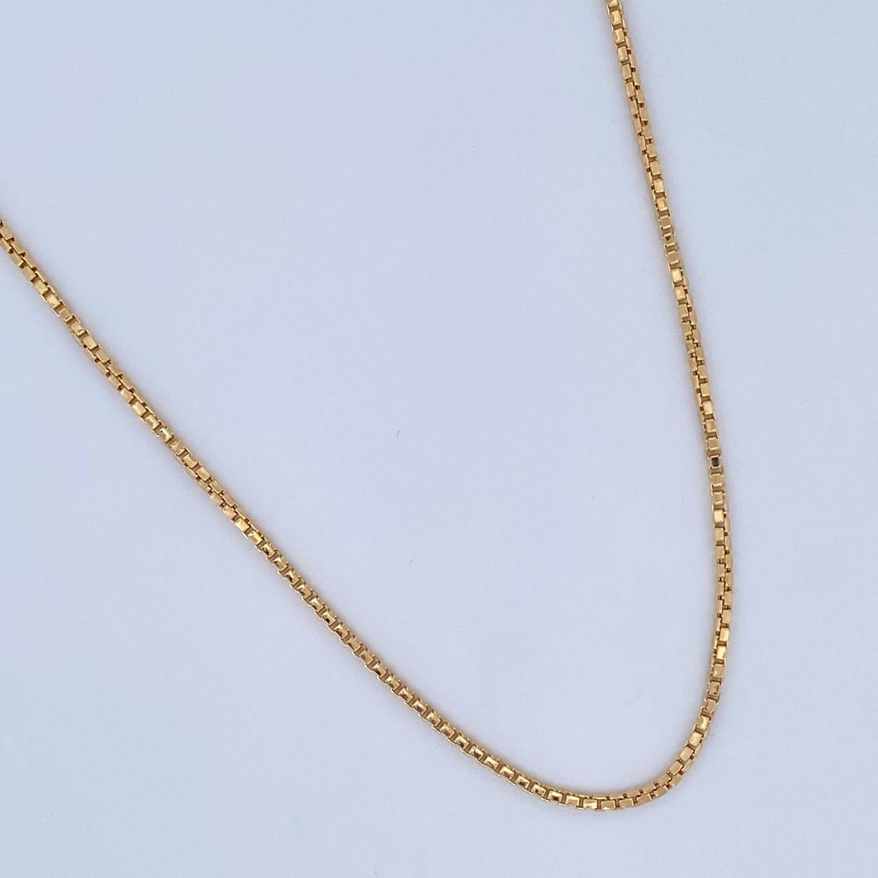 Venetian Chain 6.3gr / 23.6in / 1.6mm 18K Gold +3$