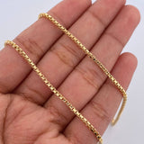 Cadena Veneciana 6.3gr / 60cm / 1.6mm Oro Amarillo +3 18K $