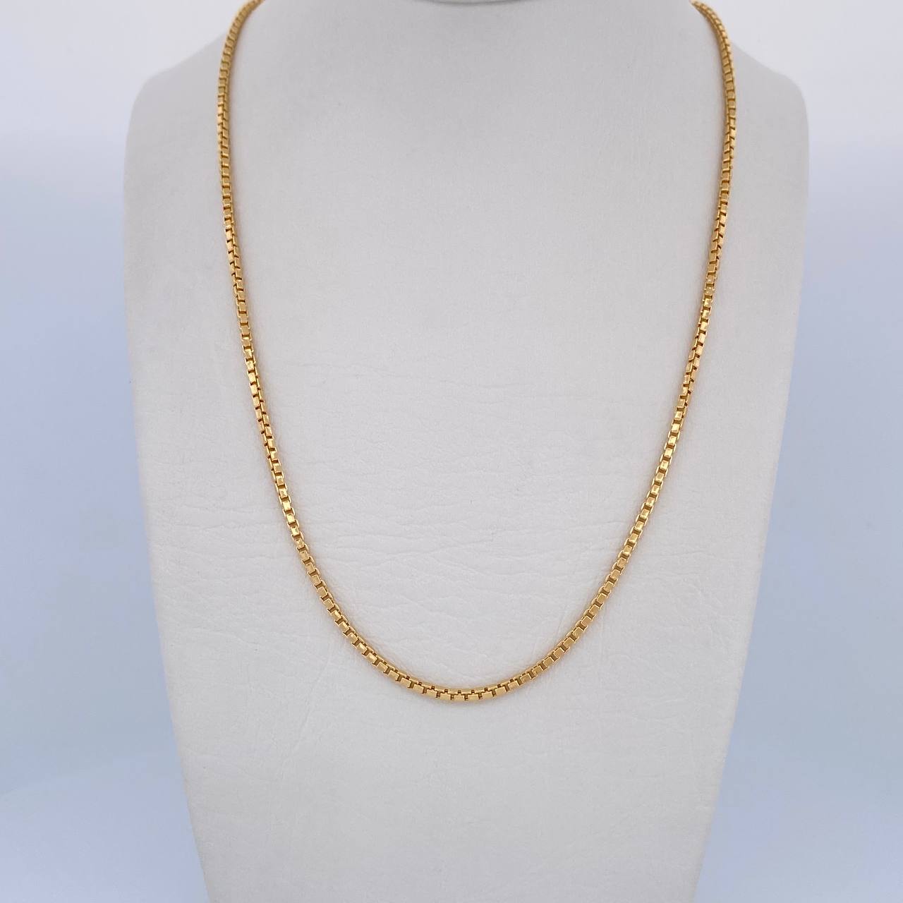 Cadena Veneciana 6.3gr / 60cm / 1.6mm Oro Amarillo +3 18K $