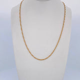 Singapore Chain 1.95gr / 23.4in / +3 18K Gold &