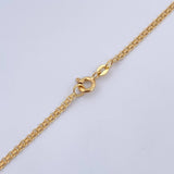 Cadena China 5.3gr / 60cm / 2mm Oro Amarillo +0 18K $
