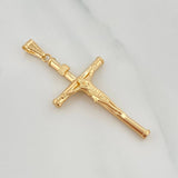 Dije Cruz Cristo 2 g / 2 in Oro Amarillo 18K