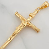 Dije Cruz Cristo 1.85 g / 2 in Oro Amarillo 18K