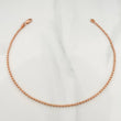 Tobillera Militar 3.1 g / 9 1/4 in / 1.7 mm Oro Rosa 18K