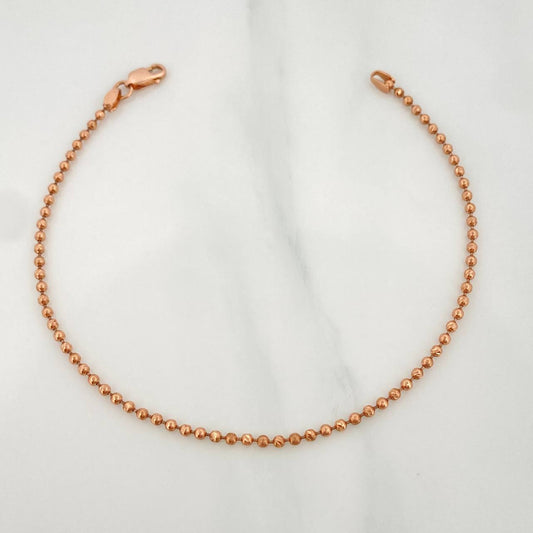 Pulso Militar 2.7 g / 8 in / 1.79 mm Oro Rosa 18K