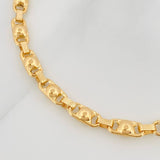 Pulso Rustico Burbuja 4.7 g / 7 1/2 in / 4.3 mm Oro Amarillo 18K