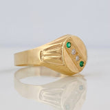 Signet Ring 1.5g / T7 1/2 Yellow Gold 18K
