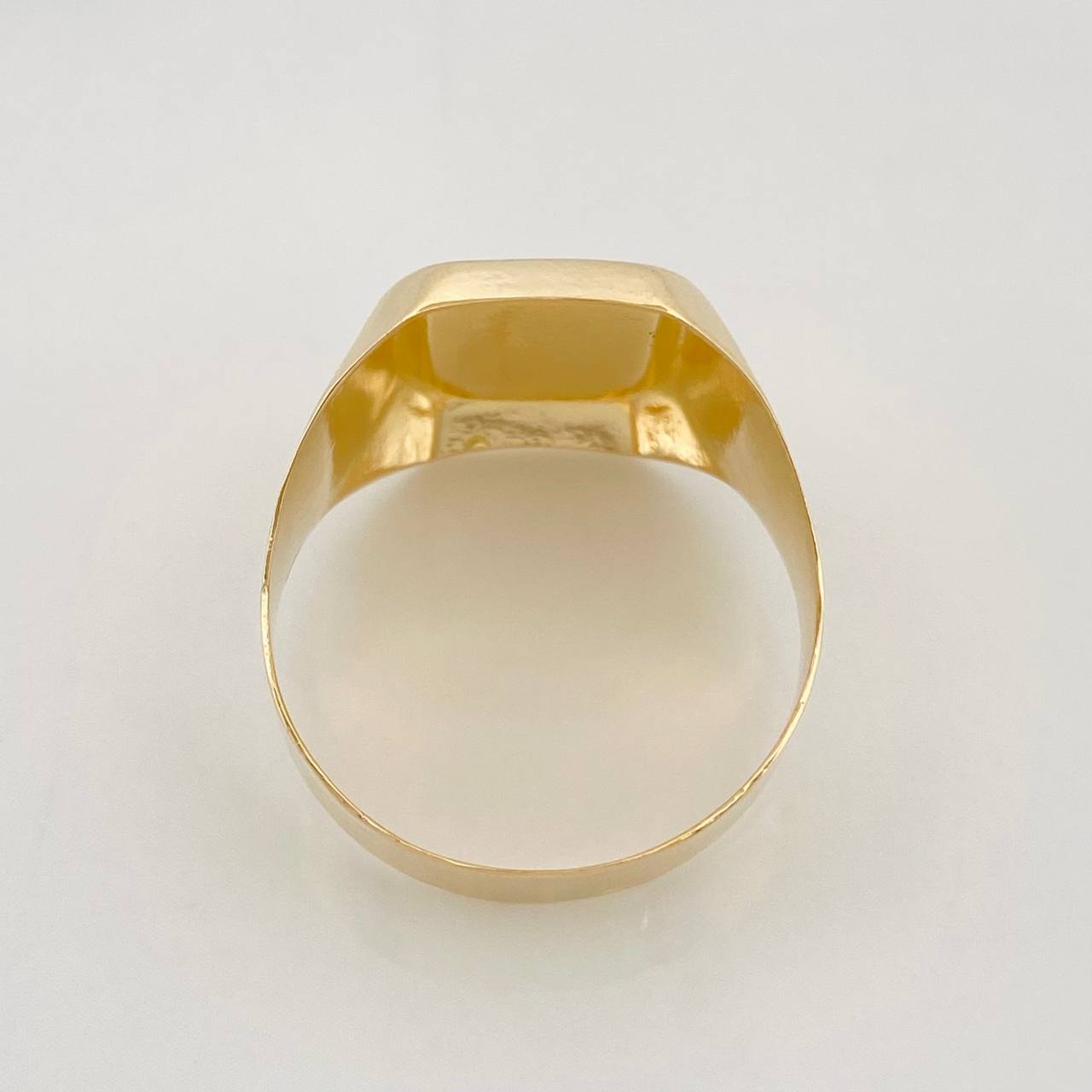 Anillo Sello Brujula 3.3g / T9 3/4 Oro Amarillo 18K
