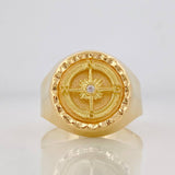 Compass Ring 3.5g / T9 Yellow Gold 18K
