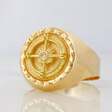 Compass Ring 3.5g / T9 Yellow Gold 18K