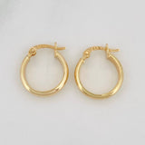 Candongas Gera 1.1g / 1/2 in Oro Amarillo 18K