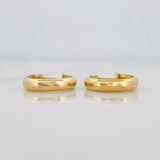 Candongas Gera 1.1g / 1/2 in Oro Amarillo 18K