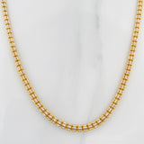 Ice Chain 20.55g / 26 in / 3.2mm Two-Tone Yellow White 18K Gold