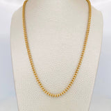 Ice Chain 20.55g / 26 in / 3.2mm Two-Tone Yellow White 18K Gold