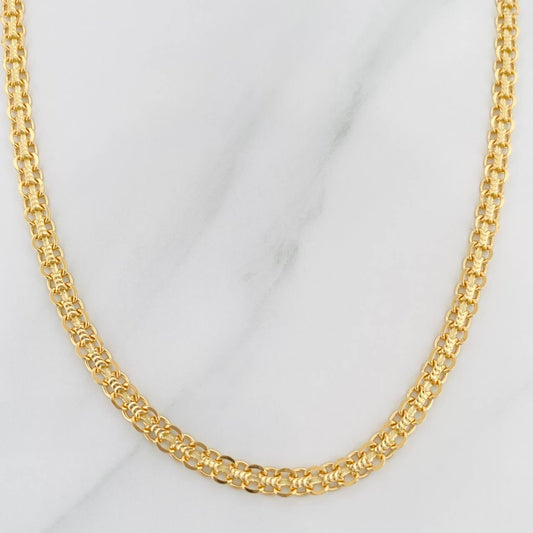 Cadena China 11.95 g / 24 in / 3 mm Oro Amarillo 18K