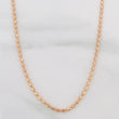 Half Moon Military Chain 6.45 g / 20 1/2 in / 1.8 mm 18K Rose Gold
