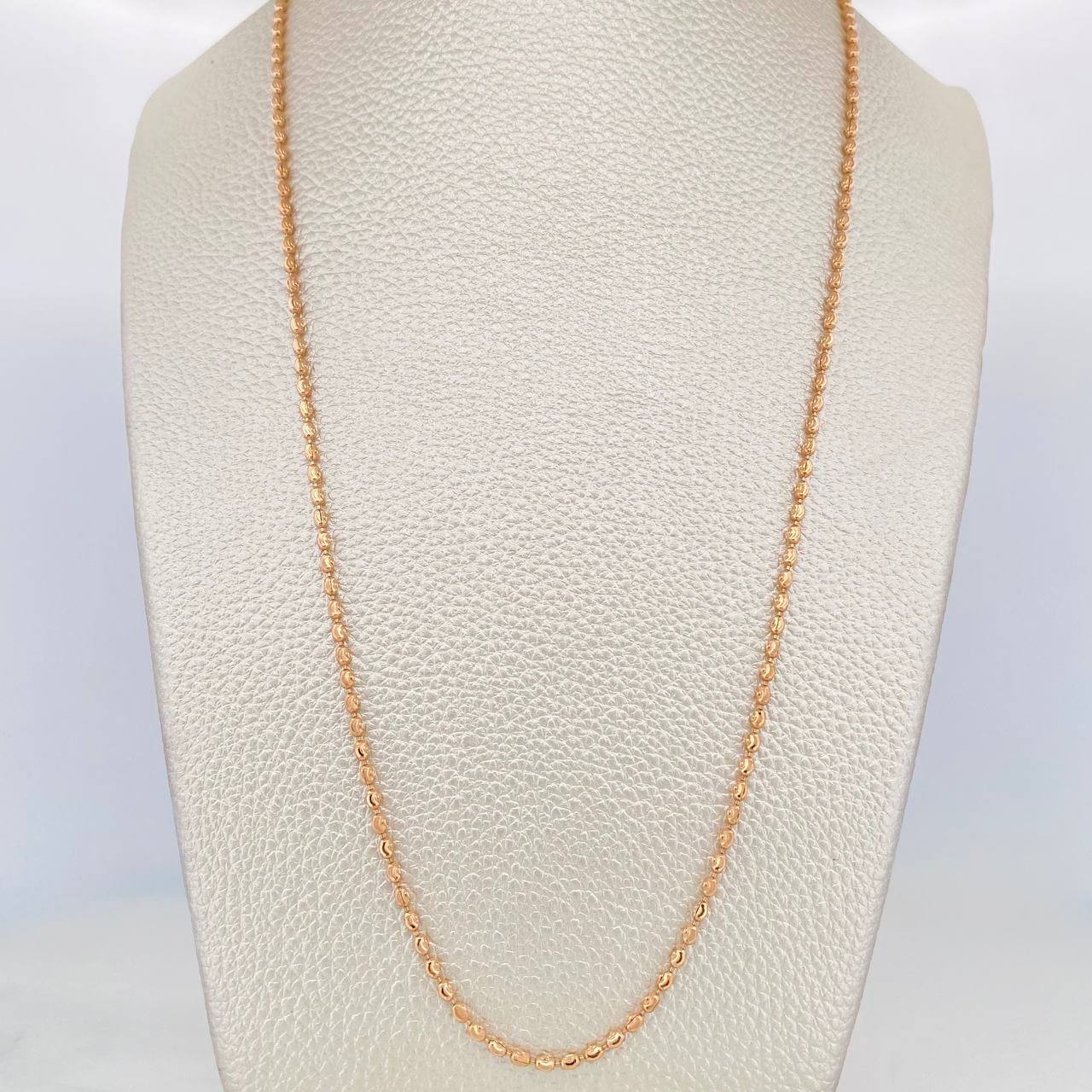 Half Moon Military Chain 6.45 g / 20 1/2 in / 1.8 mm 18K Rose Gold