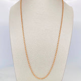 Half Moon Military Chain 6.45 g / 20 1/2 in / 1.8 mm 18K Rose Gold