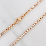 Venetian Chain 29.85 g / 25 3/4 in / 2.9 mm Two Yellow Rose Gold 18K