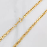 Cadena Escalera Plana 8.65 g / 24 1/2 in / 3.4 mm Oro Amarillo 18K