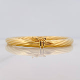 Bracelet Twisted Hoop 13.45 g / 7 3/4 in / 5.3 mm Yellow Gold 18K