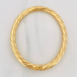 Bracelet Twisted Hoop 13.45 g / 7 3/4 in / 5.3 mm Yellow Gold 18K