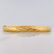 Bracelet Twisted Hoop 13.45 g / 7 3/4 in / 5.3 mm Yellow Gold 18K