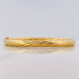 Bracelet Twisted Hoop 13.45 g / 7 3/4 in / 5.3 mm Yellow Gold 18K