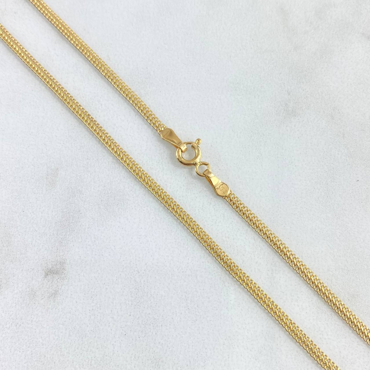 Cadena Sedusa 3.7gr / 50cm / 2.9mm Oro Amarillo +3 18K