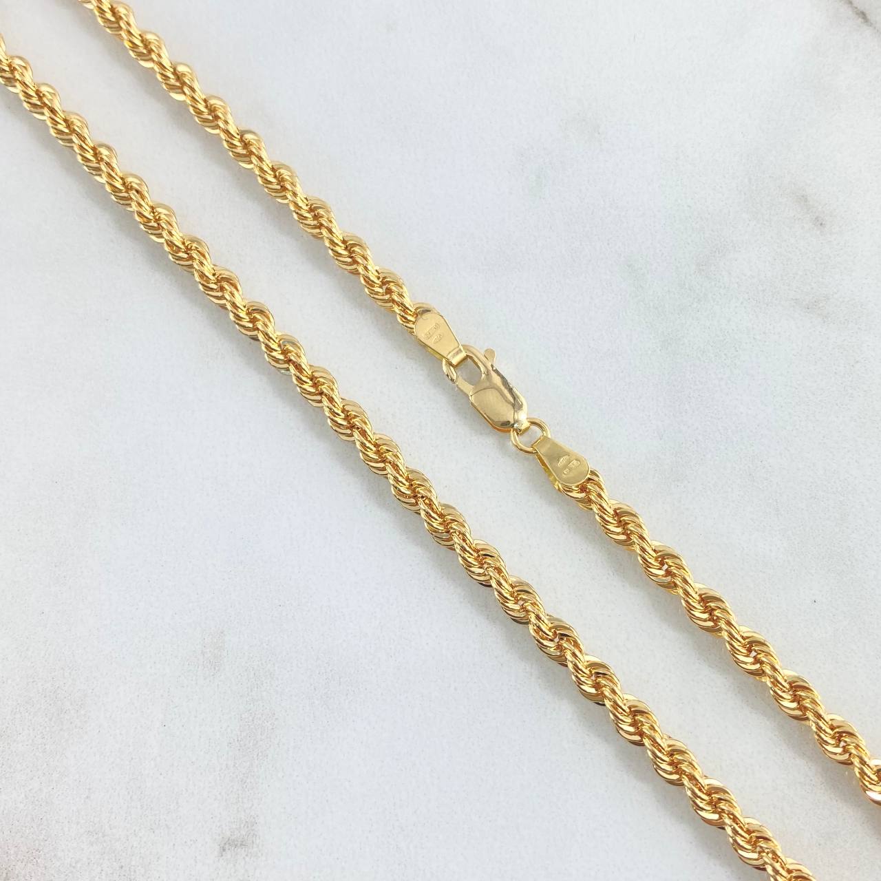 Rope Chain 8.3gr / 23.6in / 18K Gold +3