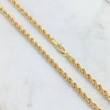 Rope Chain 8.3gr / 23.6in / 18K Gold +3