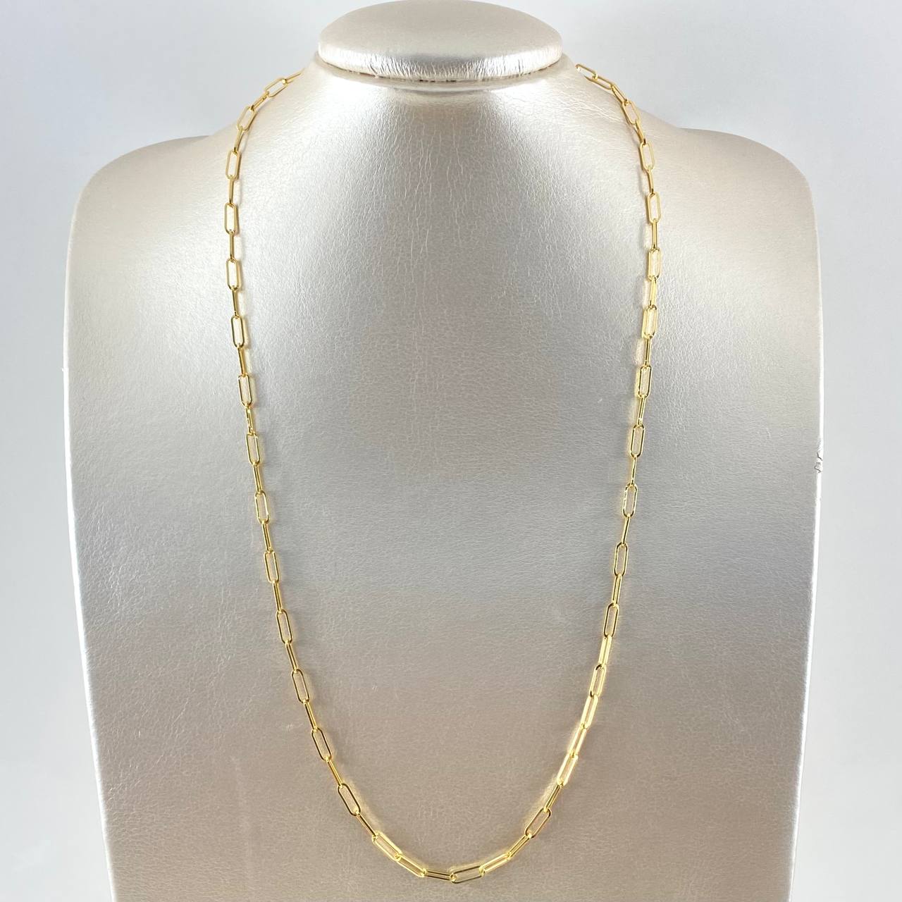 Paperclip Chain 3.9gr / 60cm / 2.8mm Yellow Gold +3 18K