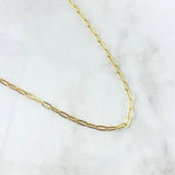 Paperclip Chain 3.9gr / 60cm / 2.8mm Yellow Gold +3 18K