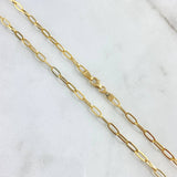 Paperclip Chain 3.9gr / 60cm / 2.8mm Yellow Gold +3 18K