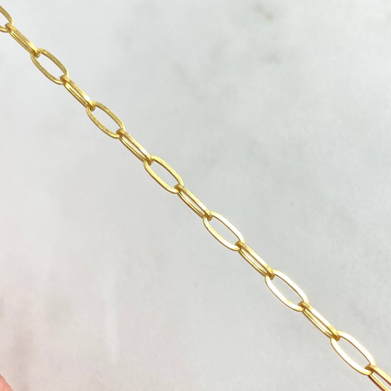 Paperclip Chain 3.9gr / 60cm / 2.8mm Yellow Gold +3 18K