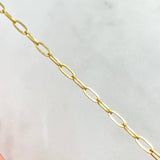Paperclip Chain 3.9gr / 60cm / 2.8mm Yellow Gold +3 18K