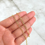 Paperclip Chain 3.9gr / 60cm / 2.8mm Yellow Gold +3 18K