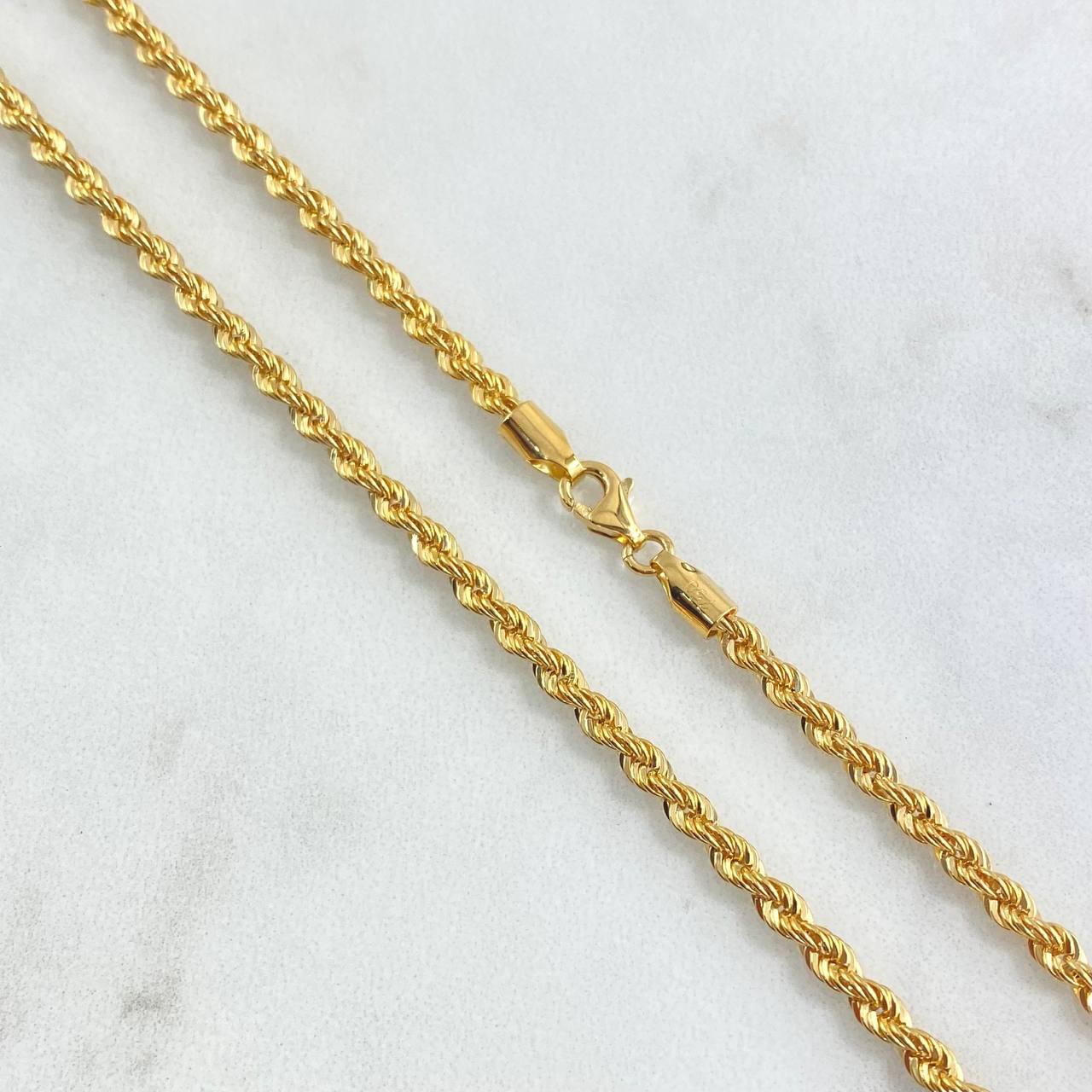 Rope Chain 3.8gr / 45cm / 2.6mm Yellow Gold +3 18K ©