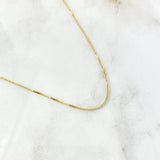 Cadena Veneciana 2.55gr / 40cm / 1mm Oro Amarillo +3 18K ©