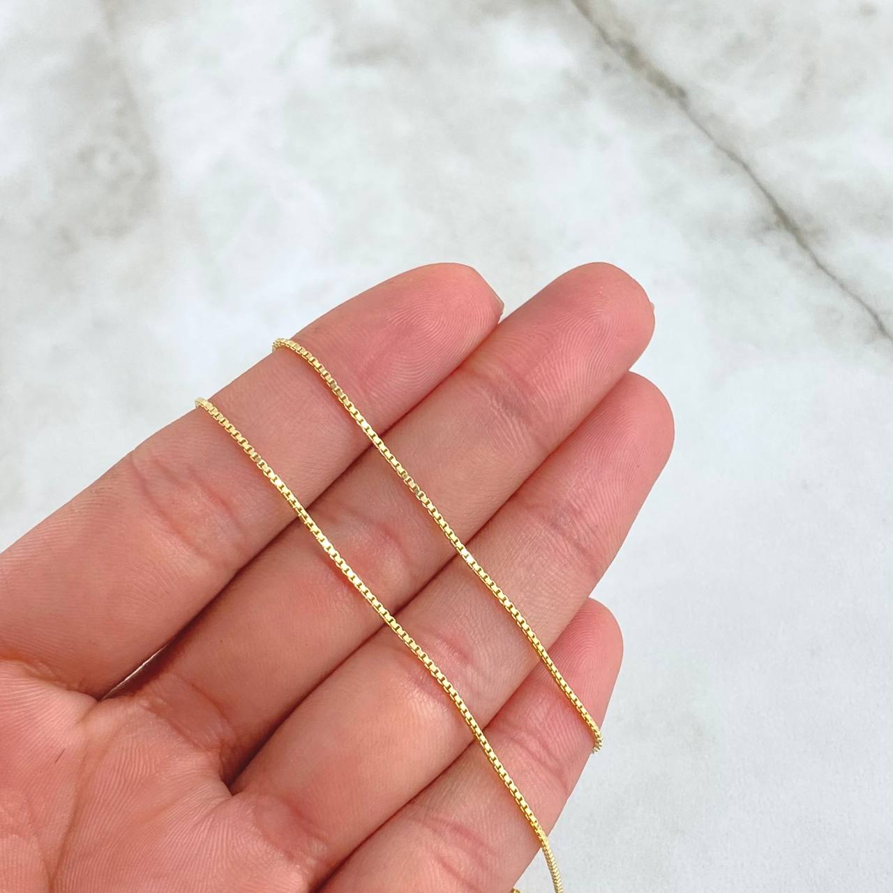 Cadena Veneciana 2.55gr / 40cm / 1mm Oro Amarillo +3 18K ©